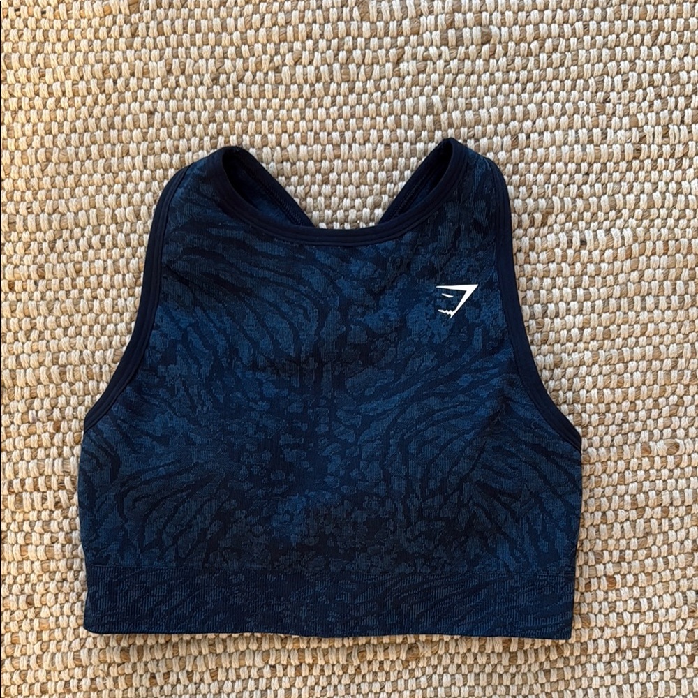 Gymshark Tiger Blue Sports Bra